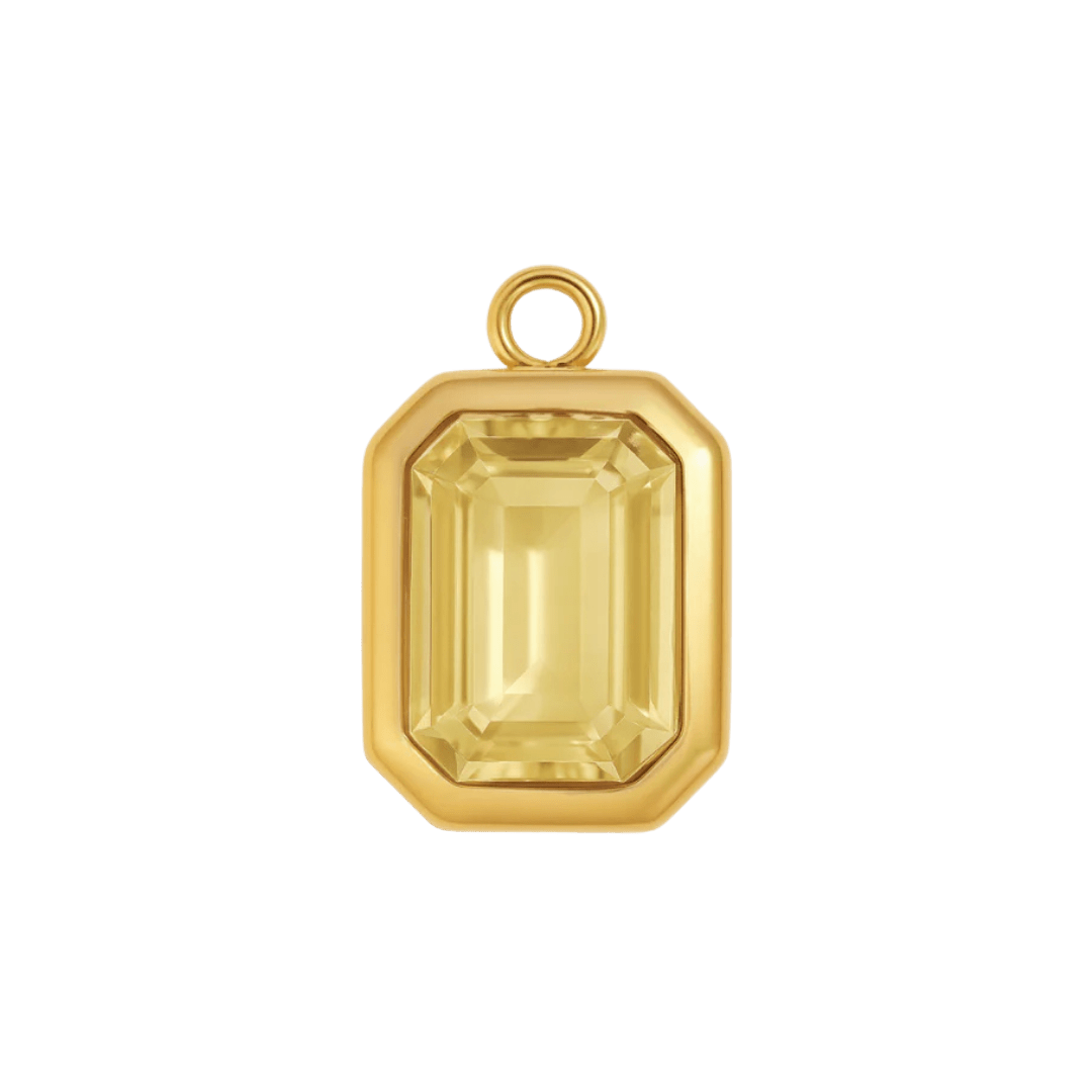 Pendant Birthstone Charm - Luisa Luxe gold jewellery