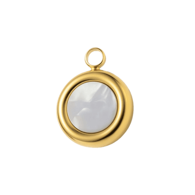 Pearl Medallion Charm