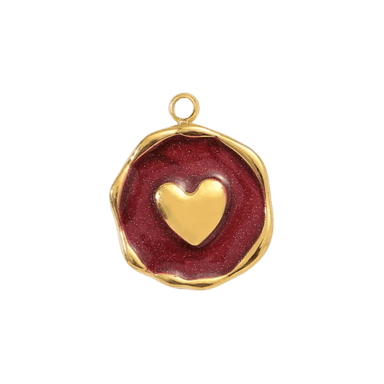 Red Heart Medallion