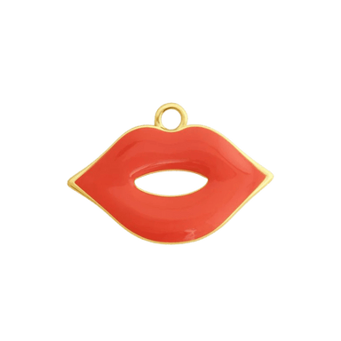 Red Lips Charm