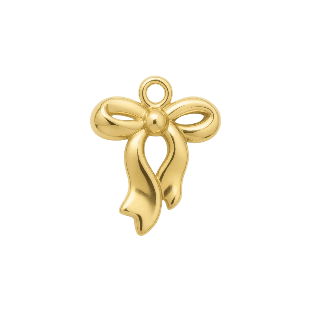 Ribbon Charm - Luisa Luxe gold jewellery