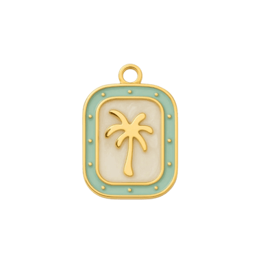 Sage Palm Tree Charm