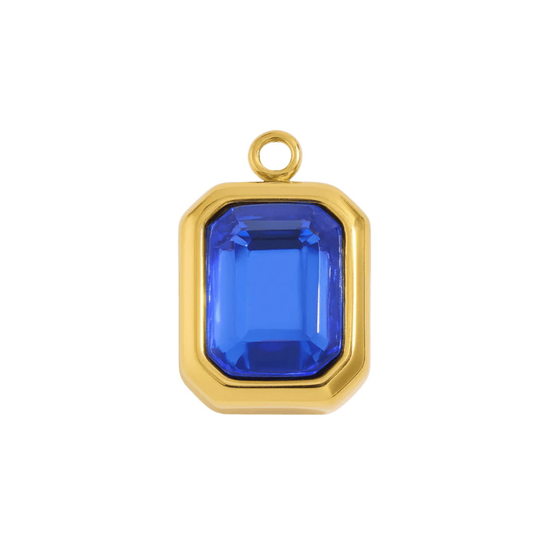 Pendant Birthstone Charm - Luisa Luxe gold jewellery