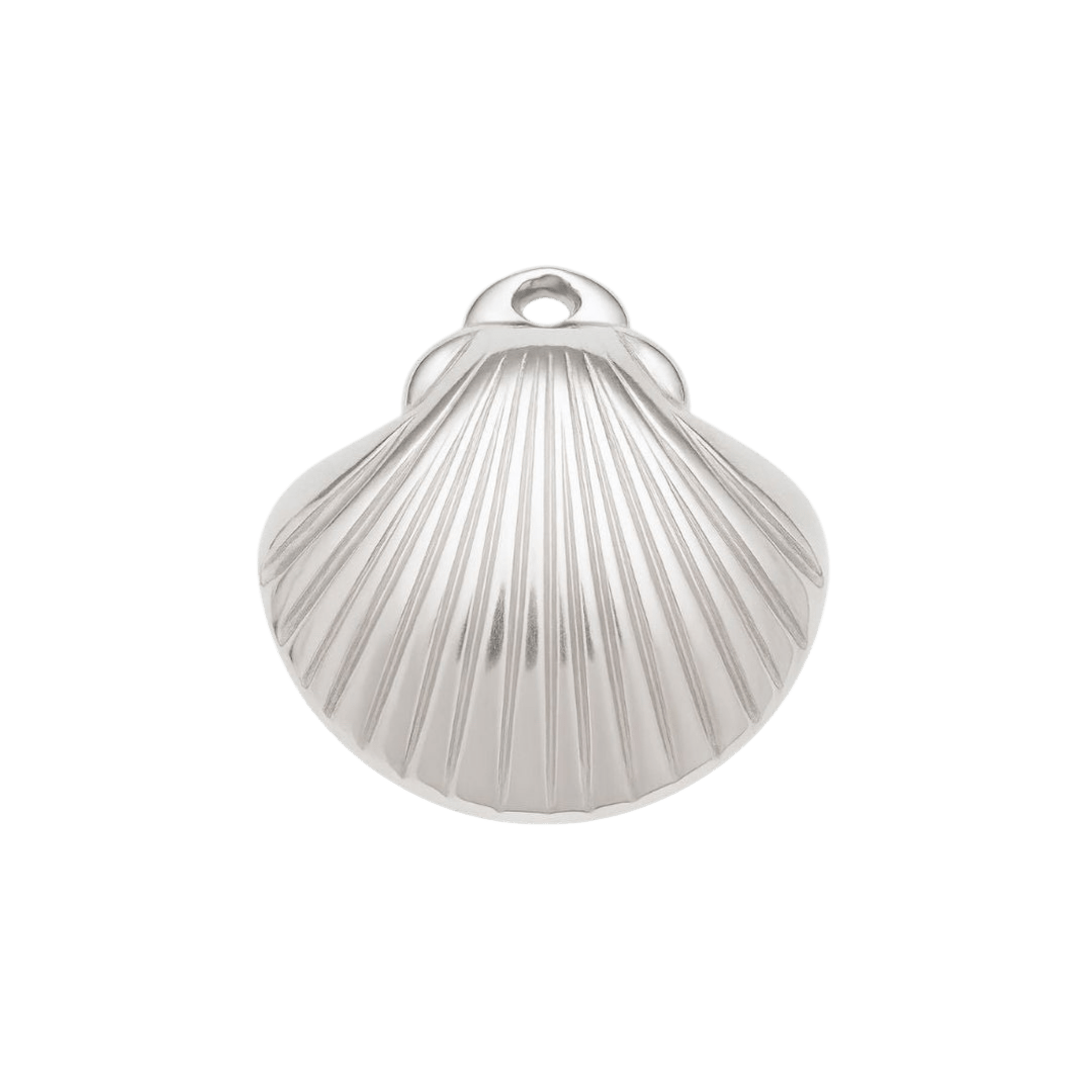 Silver Clam Shell Charm - Luisa Luxe gold jewellery