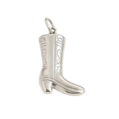 Silver Classic Cowgirl Charm