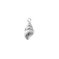 Silver Conch Shell Charm
