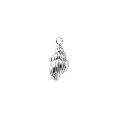 Silver Conch Shell Charm