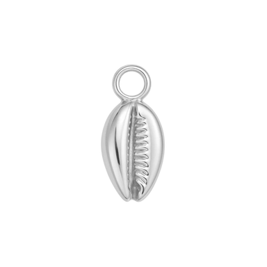 Silver Cowrie Shell Charm