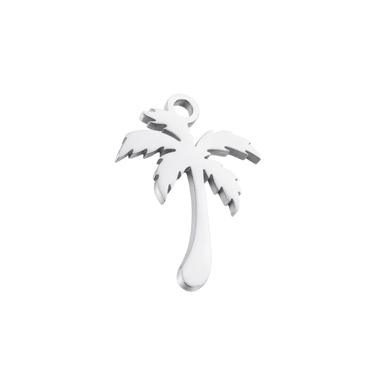Silver Palm Tree Charm