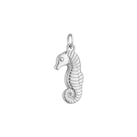 Silver Seahorse Charm