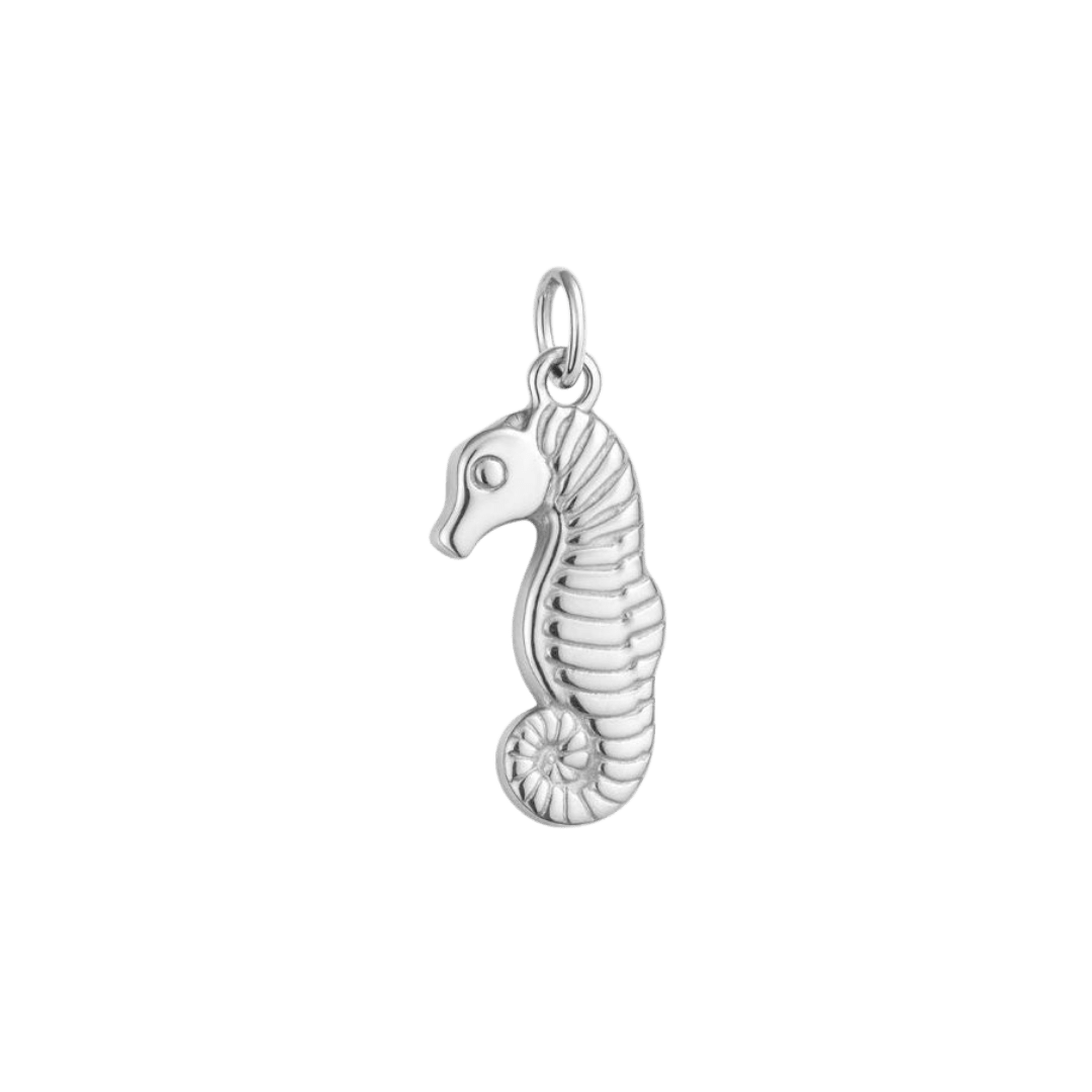 Silver Seahorse Charm - Luisa Luxe gold jewellery