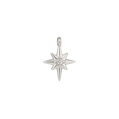 Silver Twinkle Star Charm