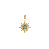 Turquoise Sun Charm