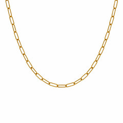 Fine Paperclip Necklace