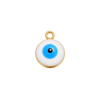 White Evil Eye Charm