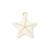 White Starfish Charm