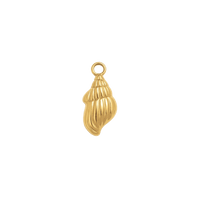 Golden Conch Charm