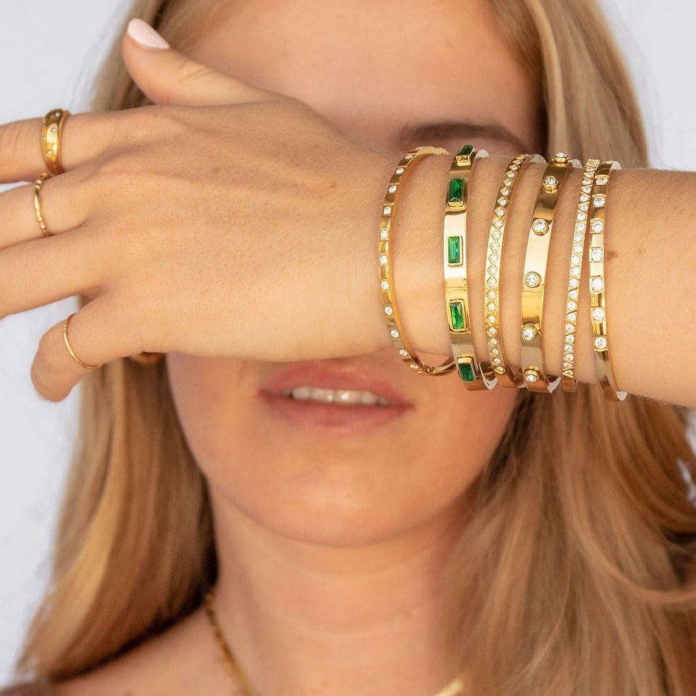 Alyssa Bangle - Luisa Luxe gold jewellery