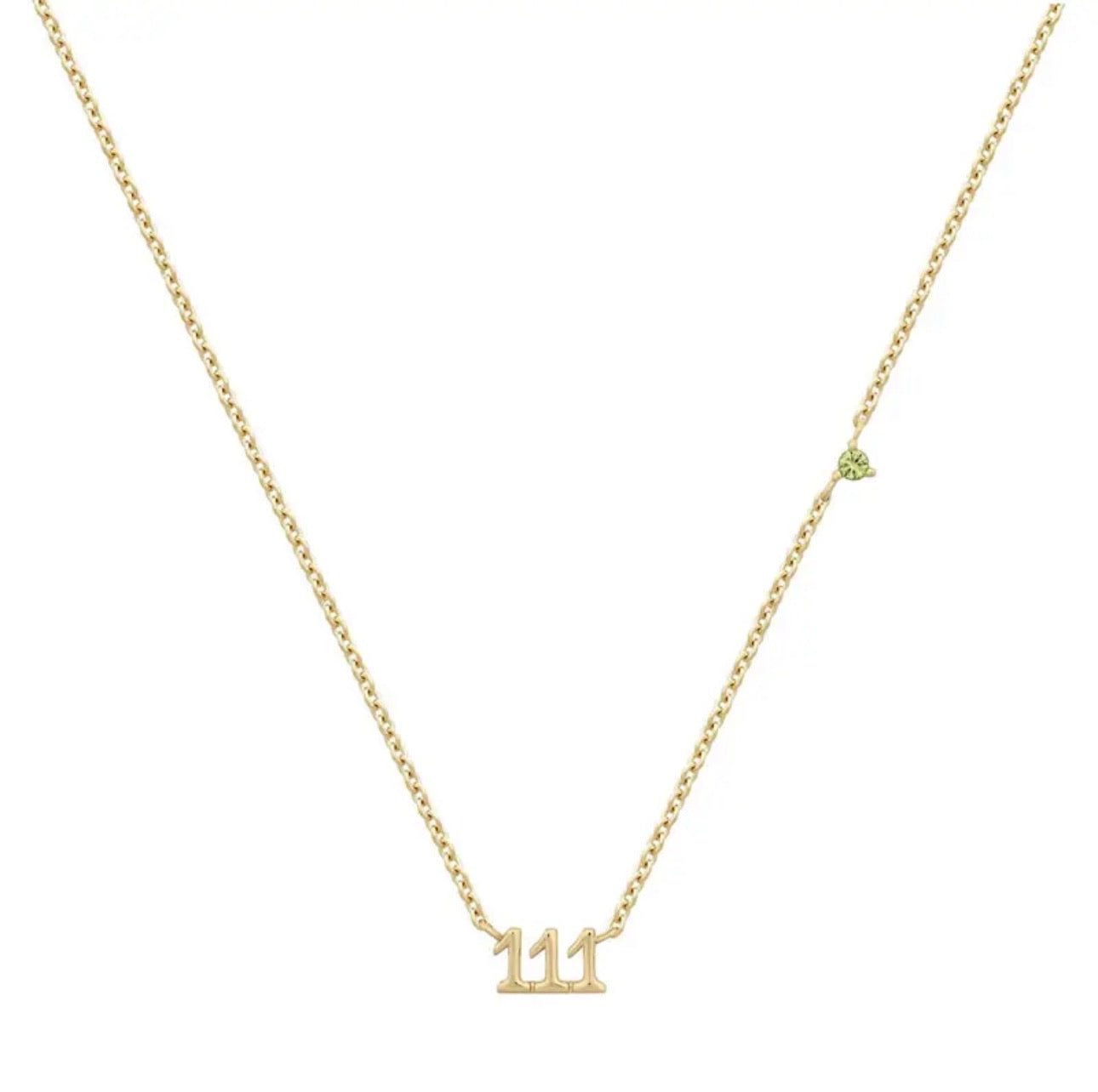 Angel Numbers Necklace - Luisa Luxe gold jewellery