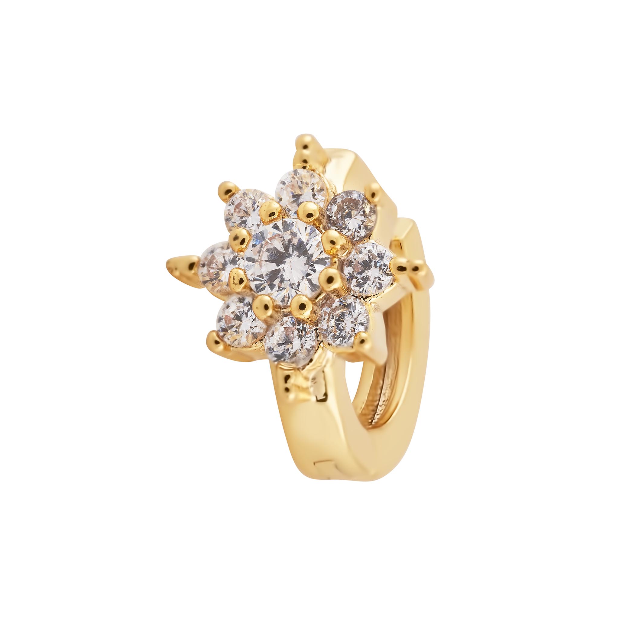 Angel Single Huggie - Luisa Luxe gold jewellery