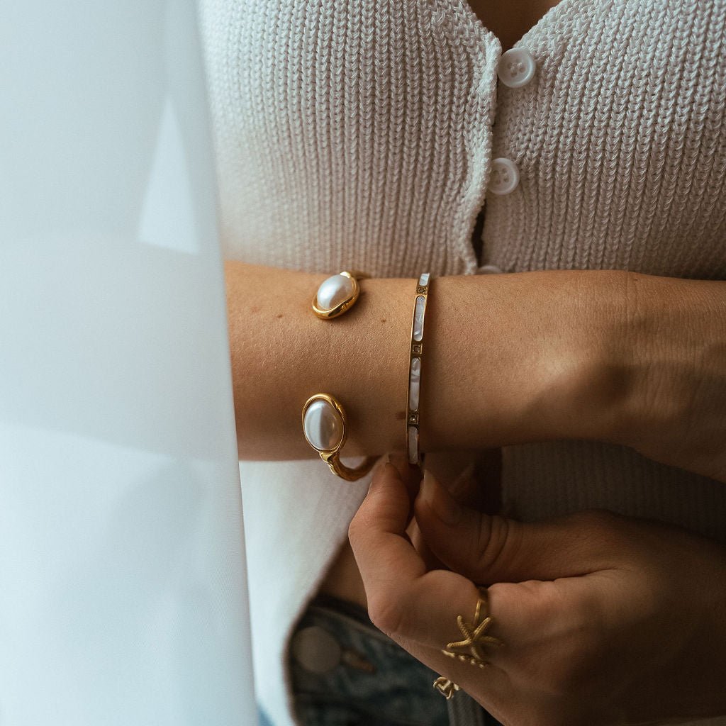 Ashley Bangle - Luisa Luxe gold jewellery