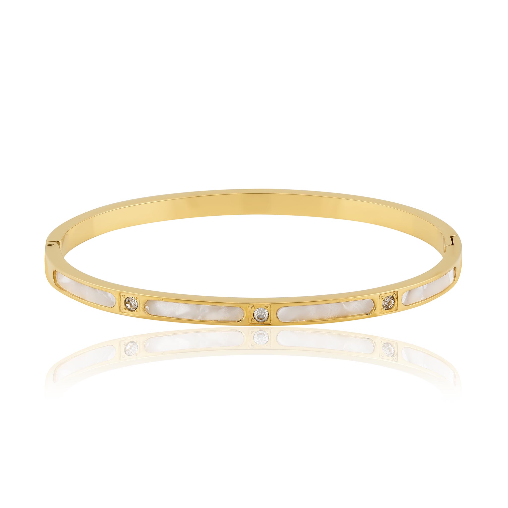 Ashley Bangle - Luisa Luxe gold jewellery
