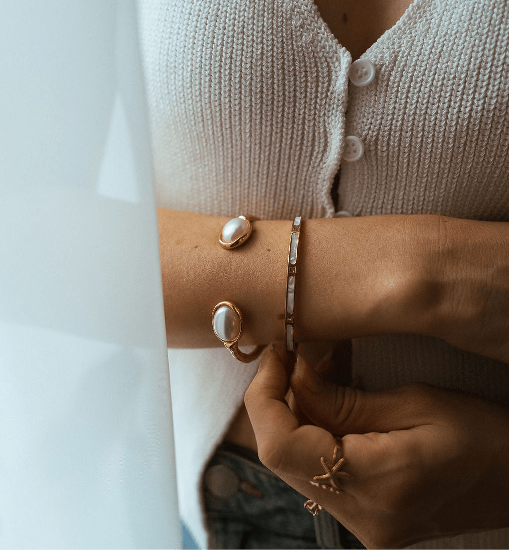 Azure Cuff - Luisa Luxe gold jewellery