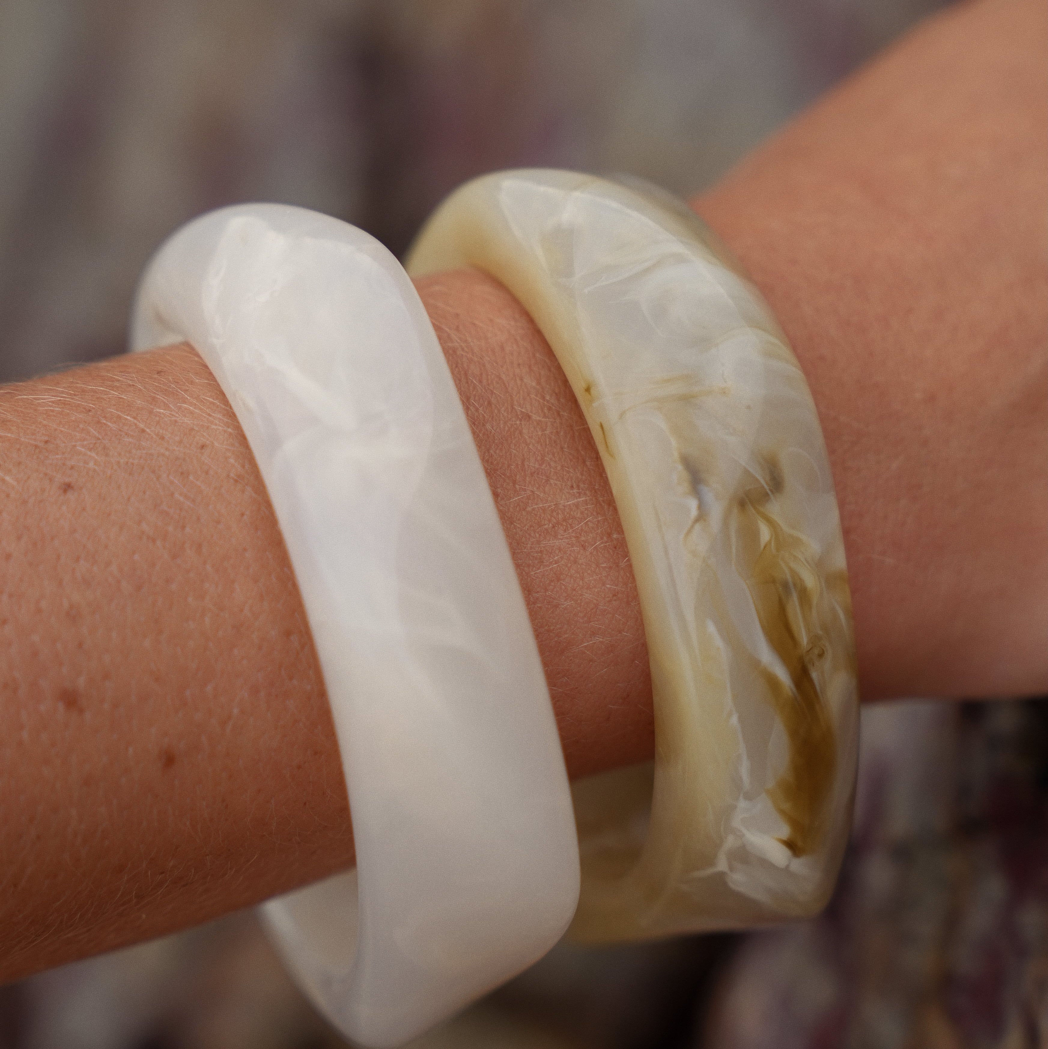 Bella Resin Bangle - Luisa Luxe gold jewellery