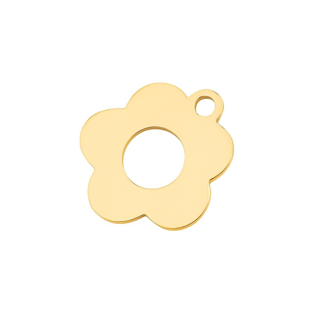 Billie Flower Charm - Luisa Luxe gold jewellery