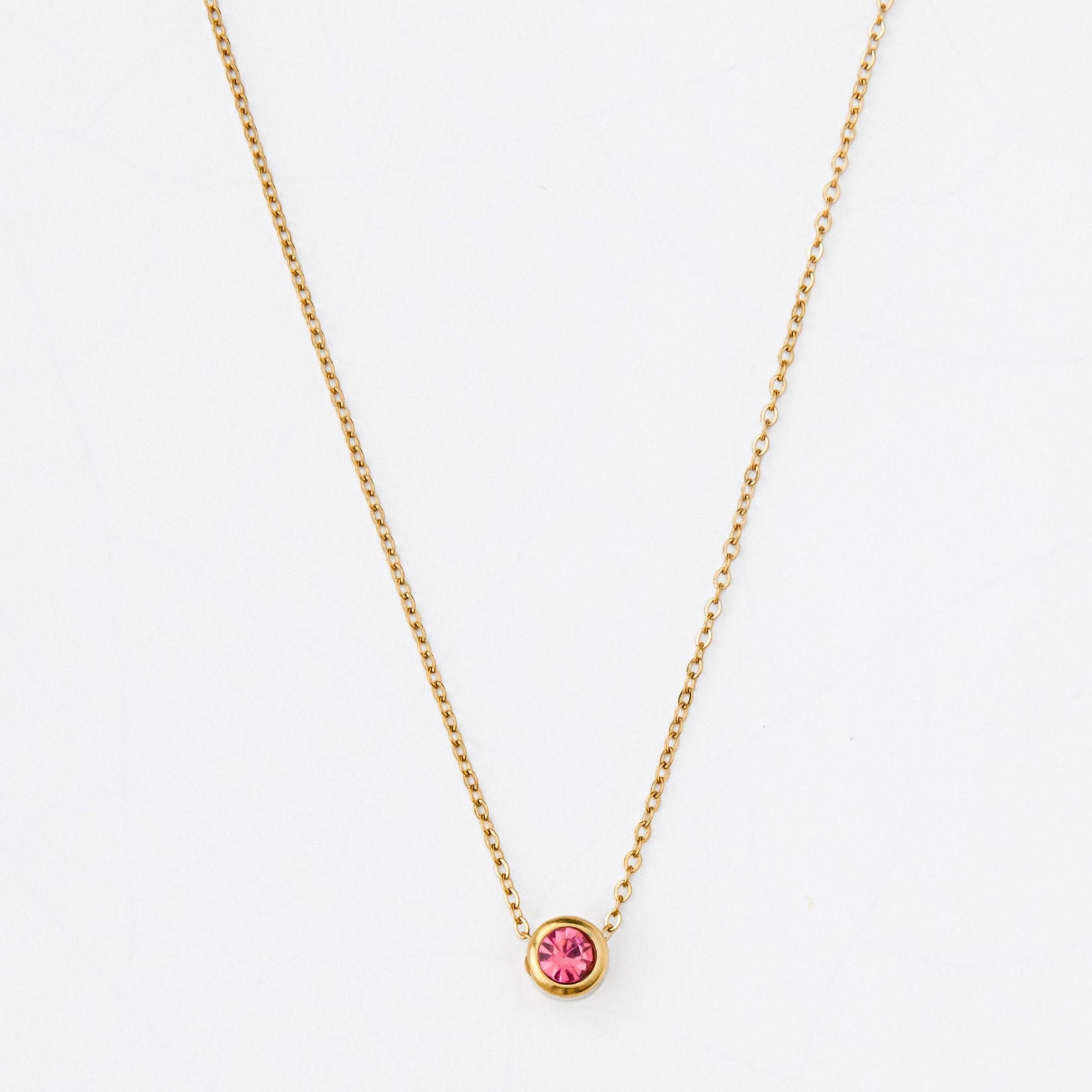 Birthstone Necklace - Luisa Luxe gold jewellery