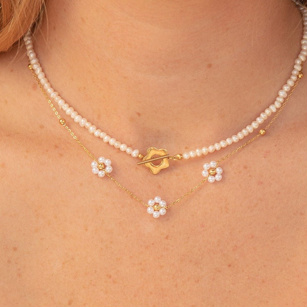 Bloom Necklace - Luisa Luxe gold jewellery