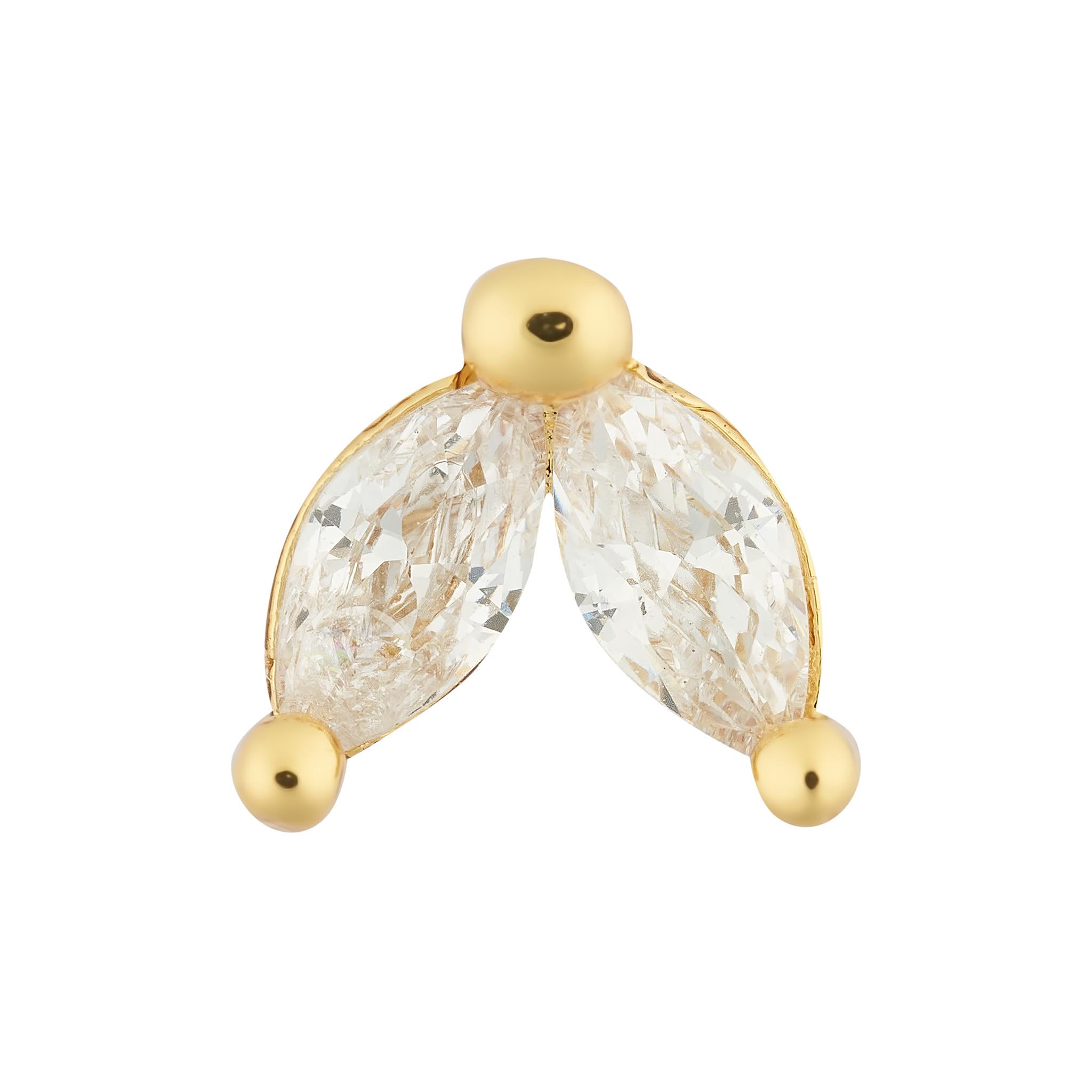 Blu Single Earring - Luisa Luxe gold jewellery