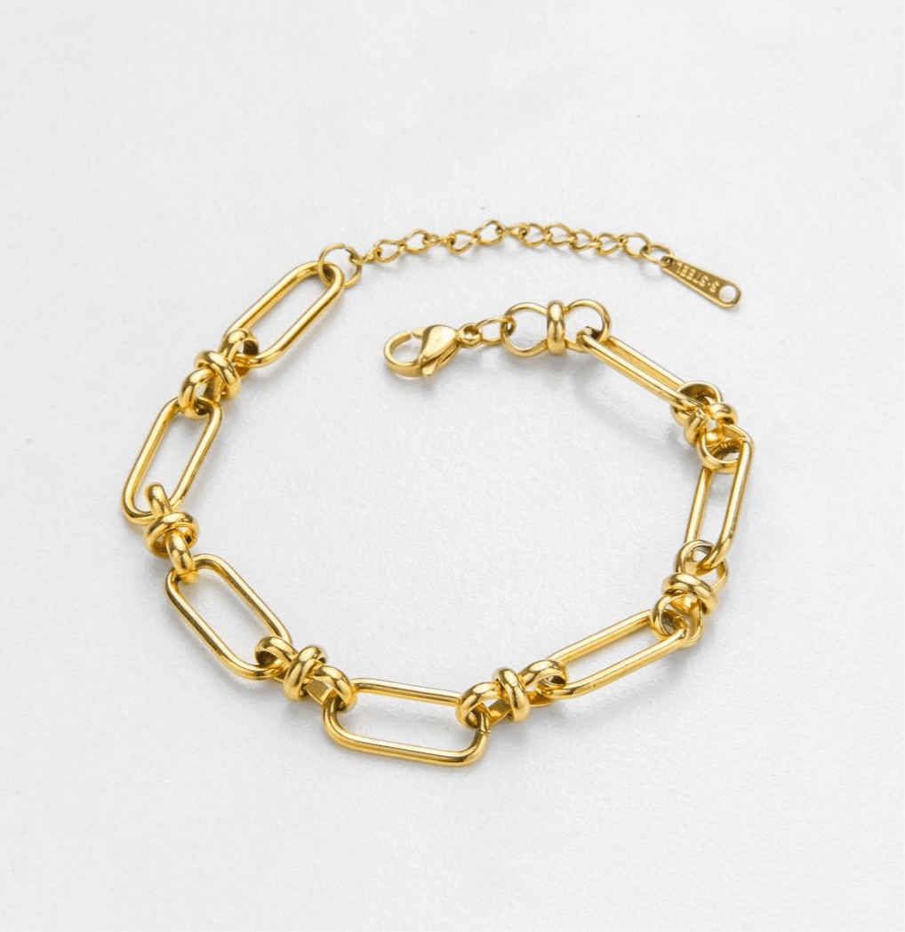 Bold Paperclip Bracelet - Luisa Luxe gold jewellery