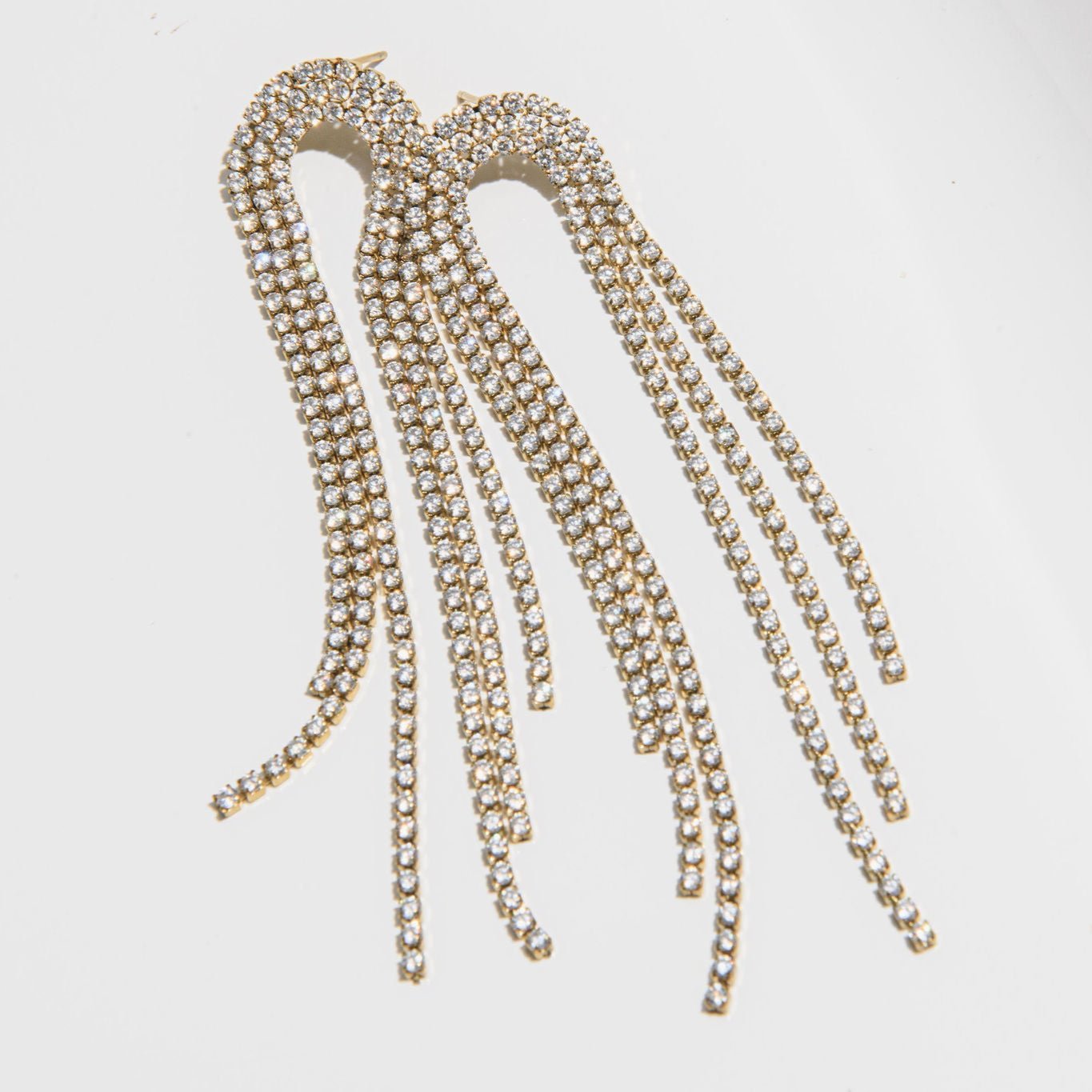 Bordeaux Earrings - Luisa Luxe gold jewellery