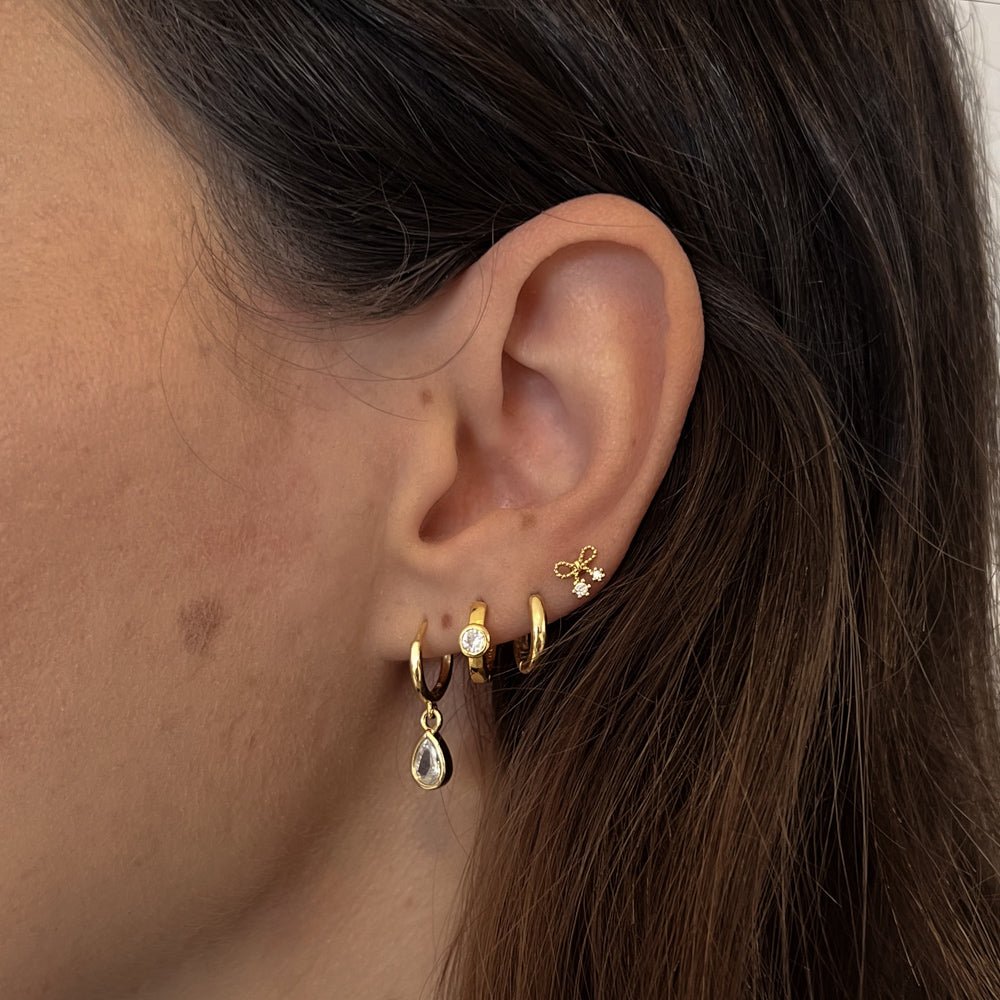 Bow Single Earring - Luisa Luxe gold jewellery