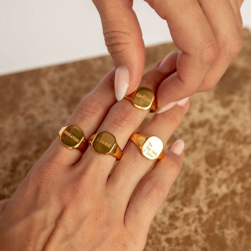 Breathe Ring - Luisa Luxe gold jewellery