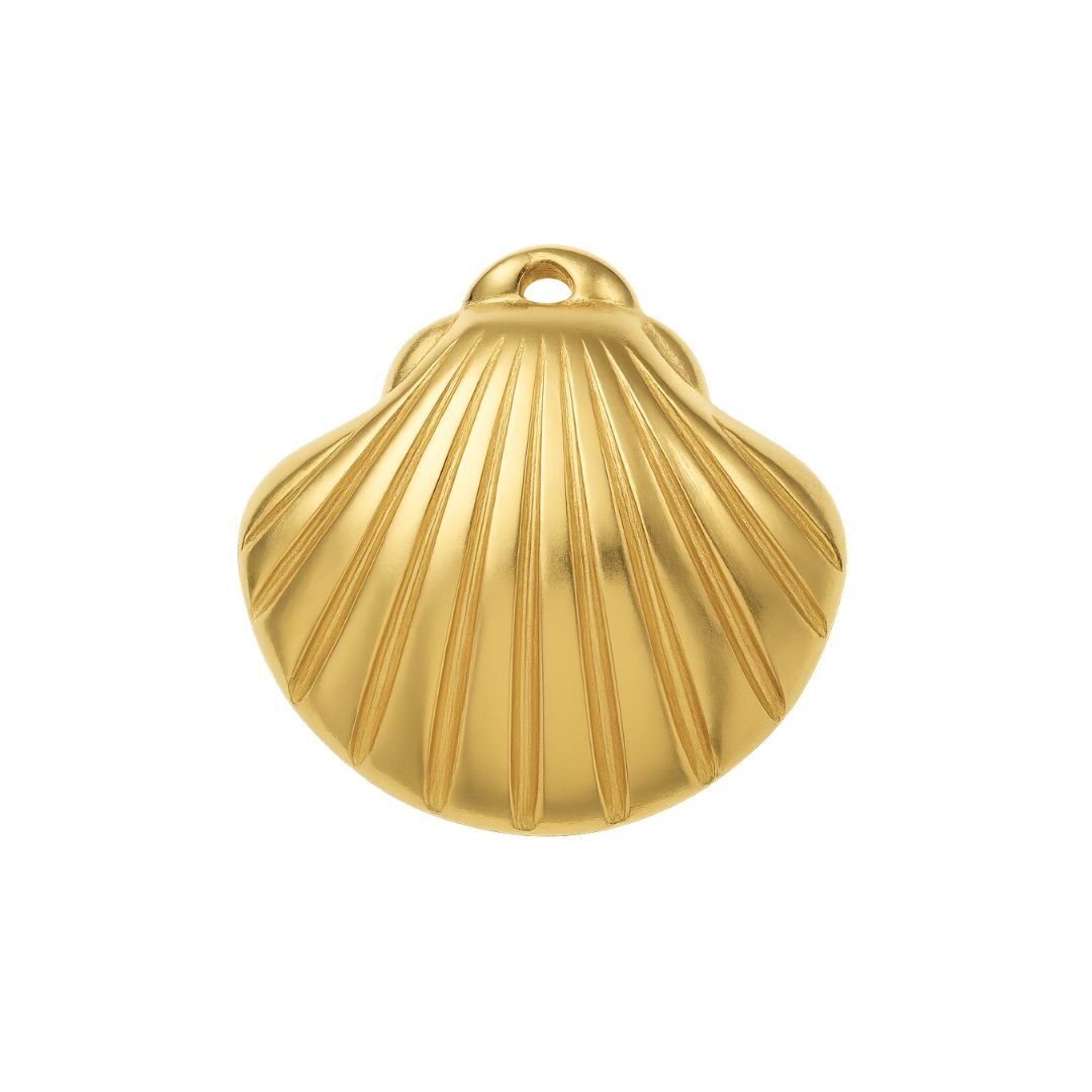 Clam Shell Charm - Luisa Luxe gold jewellery