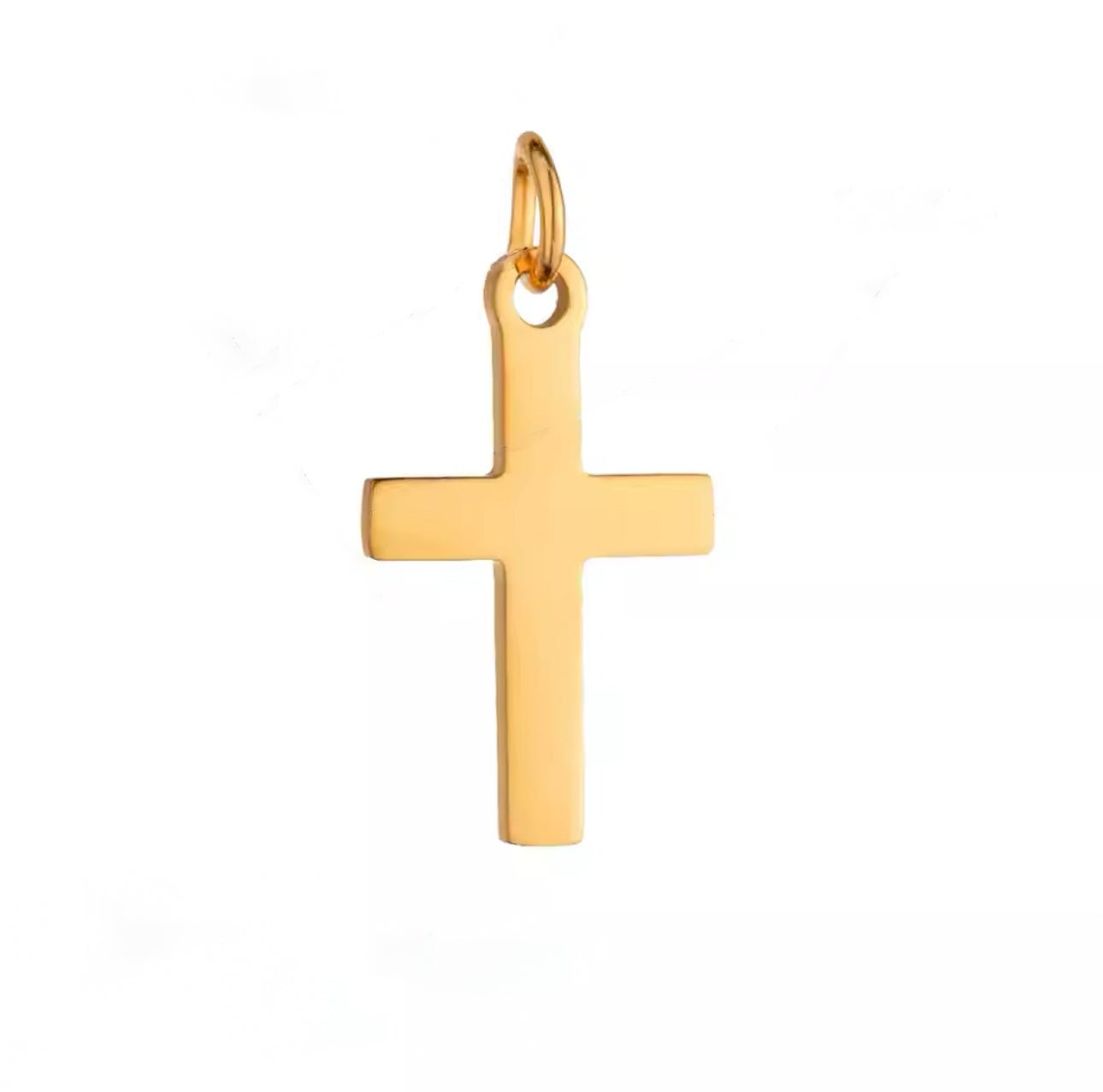 Classic Cross Charm - Luisa Luxe gold jewellery