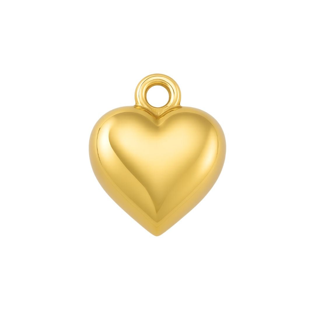 Classic Heart Charm - Luisa Luxe gold jewellery