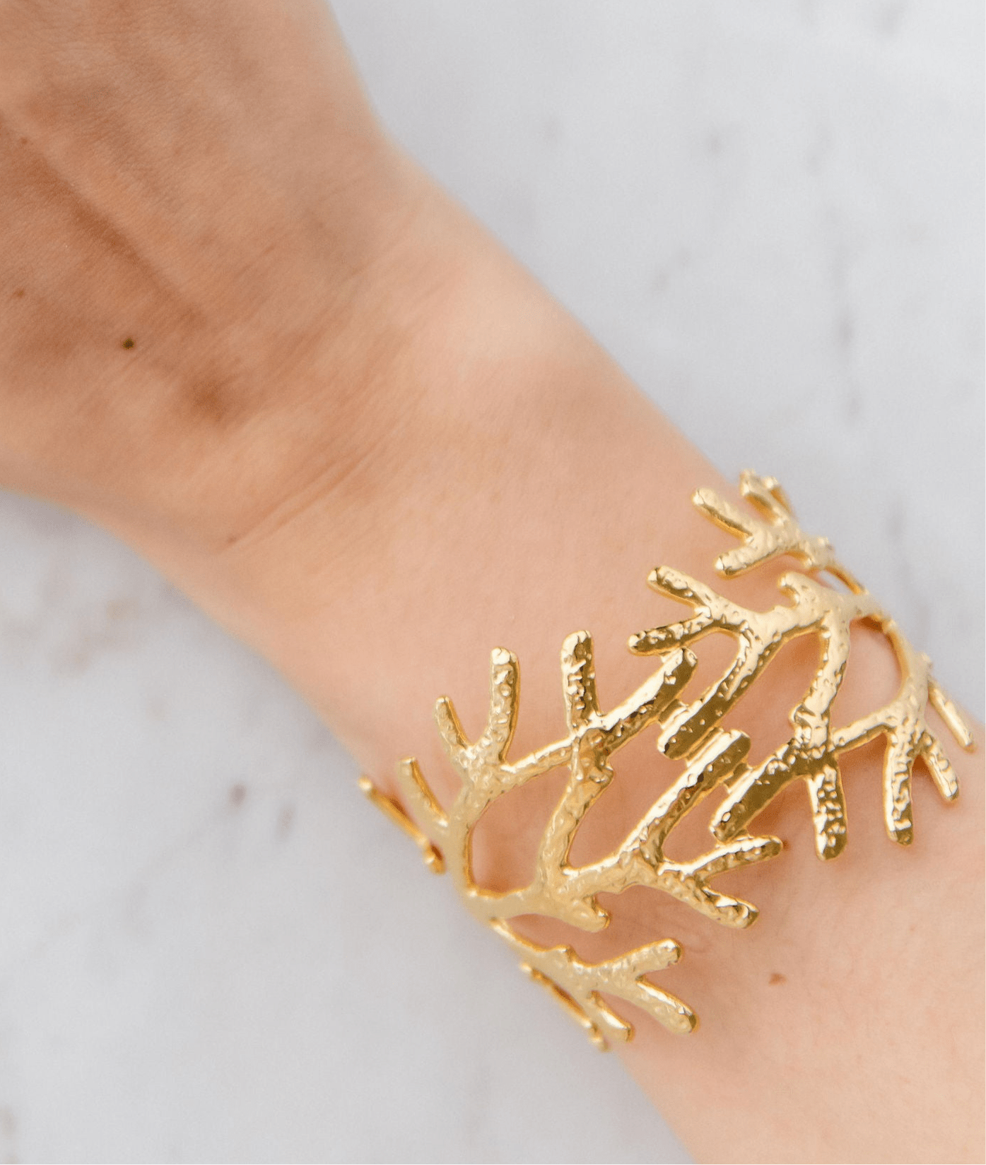 Coral Cuff - Luisa Luxe gold jewellery