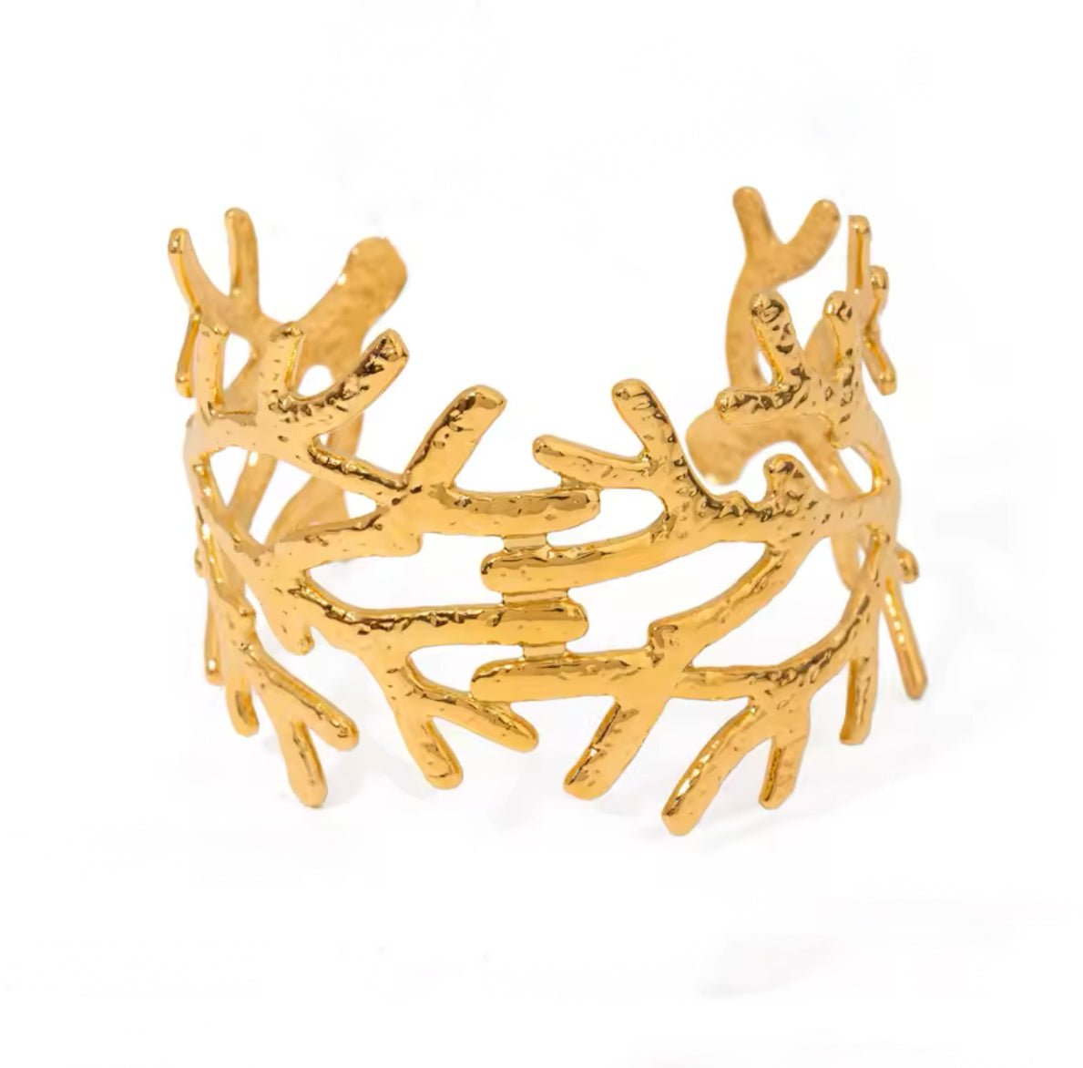 Coral Cuff - Luisa Luxe gold jewellery