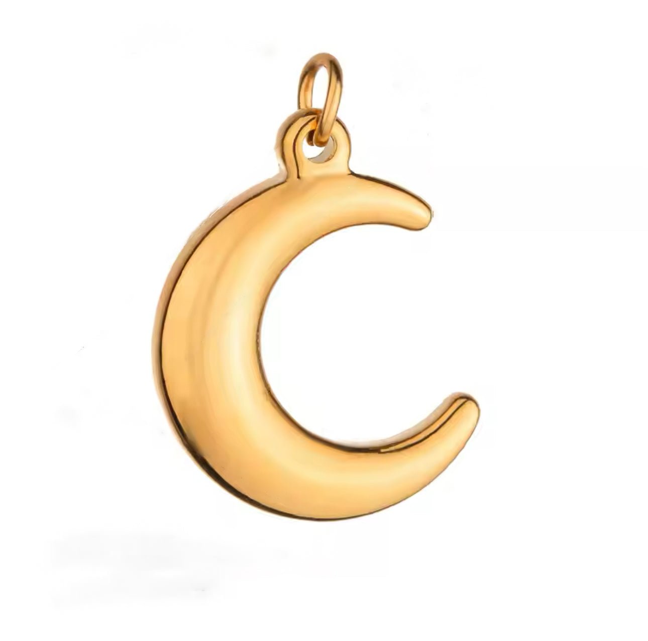 Crescent Moon Charm - Luisa Luxe gold jewellery