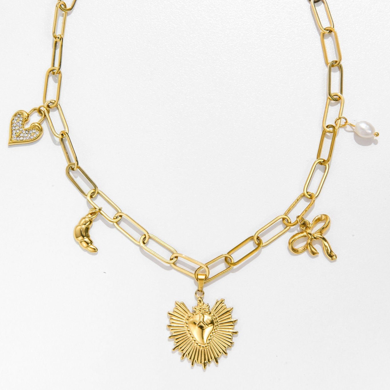 Croissant Charm - Luisa Luxe gold jewellery