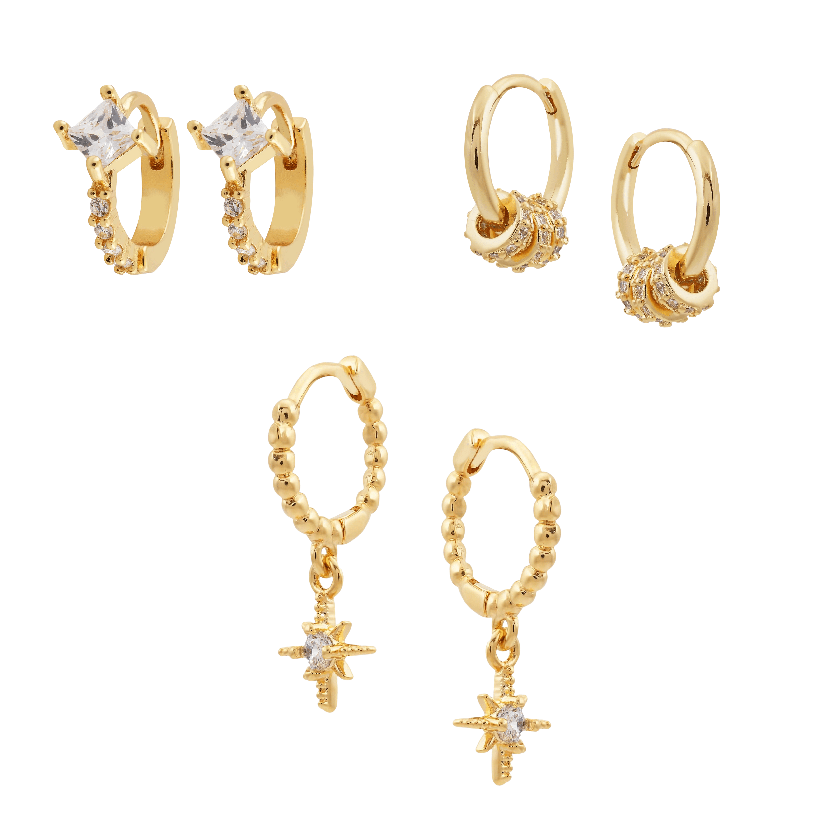 Dainty Earring Bundle - Luisa Luxe gold jewellery