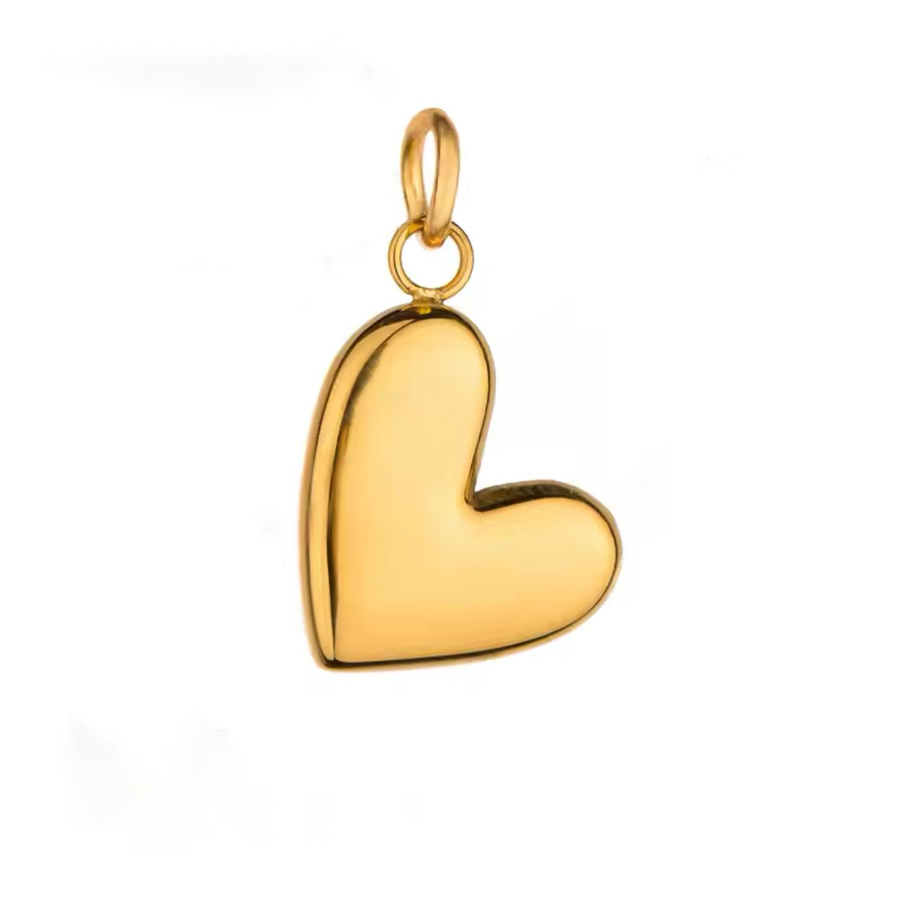 Dangling Heart Charm - Luisa Luxe gold jewellery