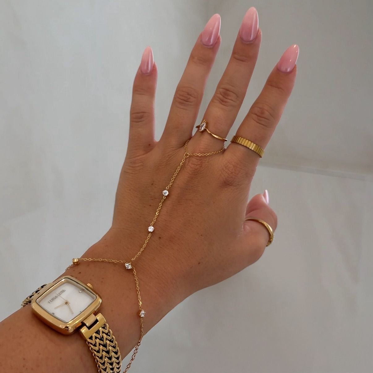 Dani Hand Chain - Luisa Luxe gold jewellery