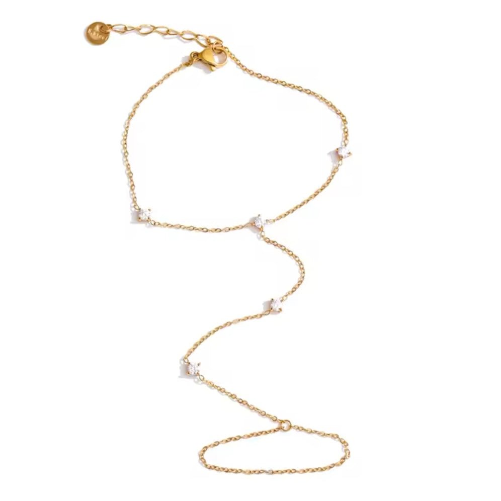 Dani Hand Chain - Luisa Luxe gold jewellery
