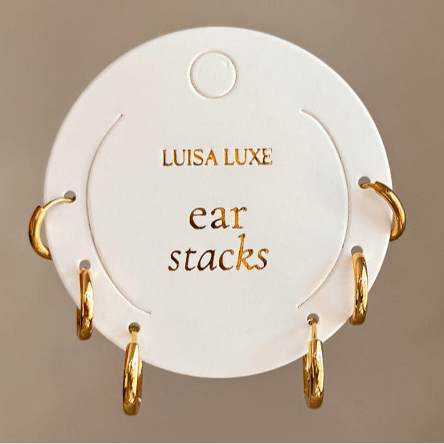 Dolly Earring Stack - Luisa Luxe gold jewellery