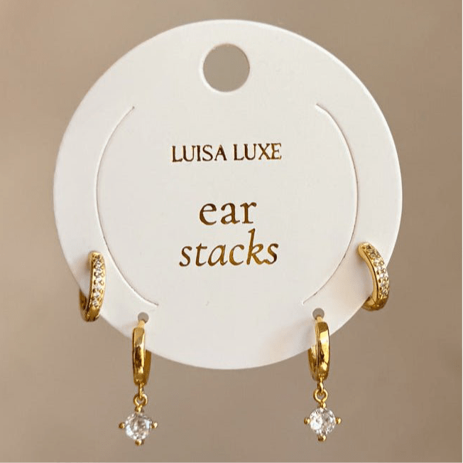 Elly & Chey Earring Stack - Luisa Luxe gold jewellery