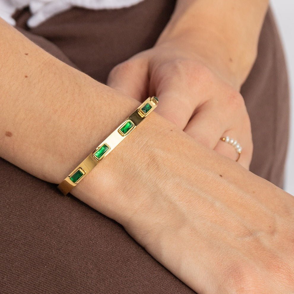 Esmerelda Bangle - Luisa Luxe gold jewellery